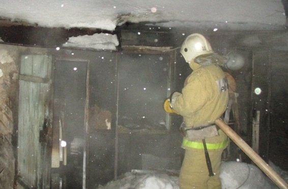 Пожар в Павловском районе