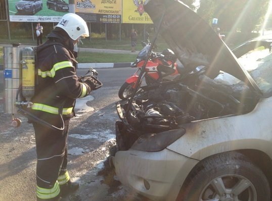 Пожар в Павловском районе