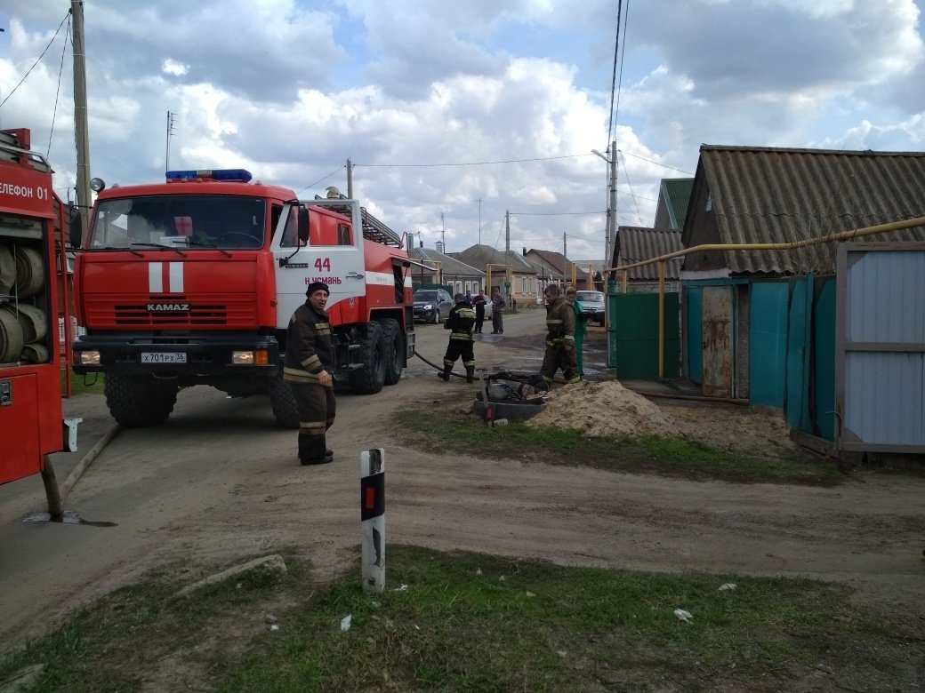 Пожар в Павловском районе