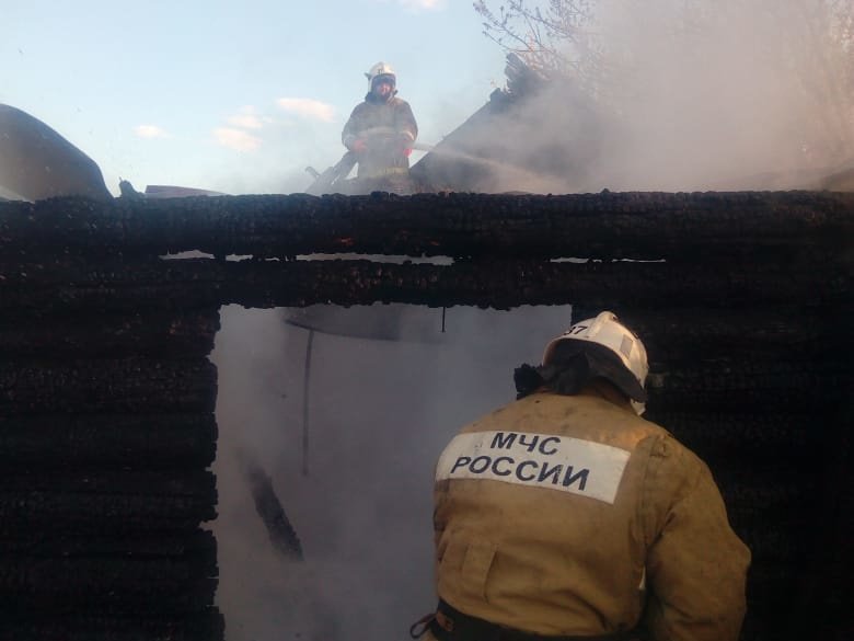 Пожар в Павловском районе